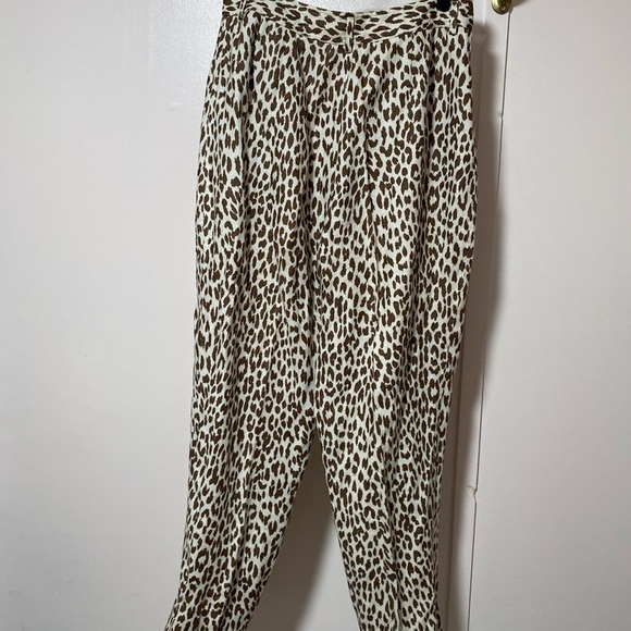 Kenar Leopard Print Pants 100%linen - Picture 4 of 5